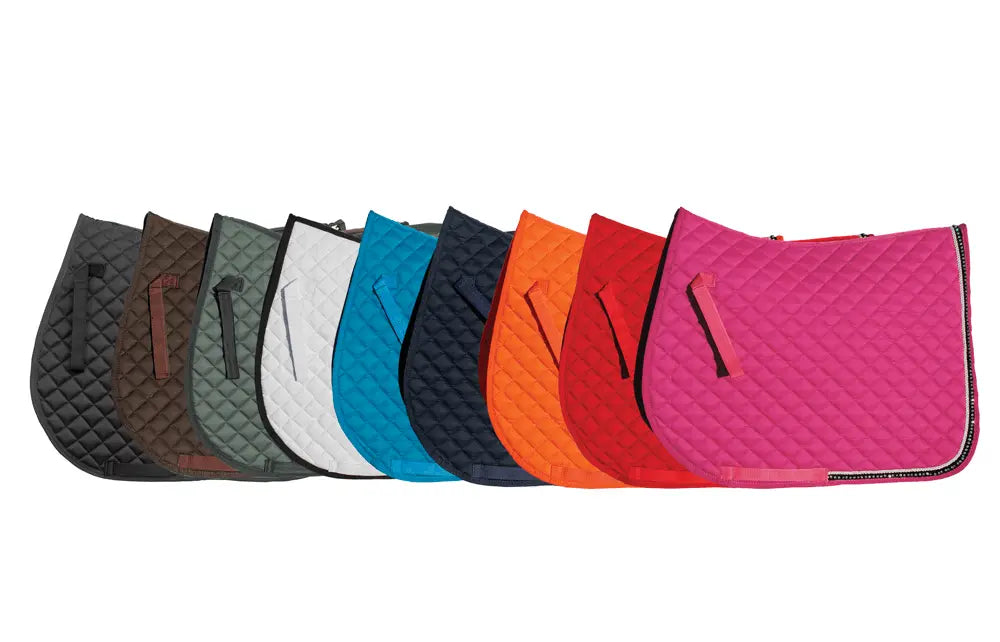 Rhinegold Elite Diamante Trim Saddle Cloth - Birdham Animal Feeds