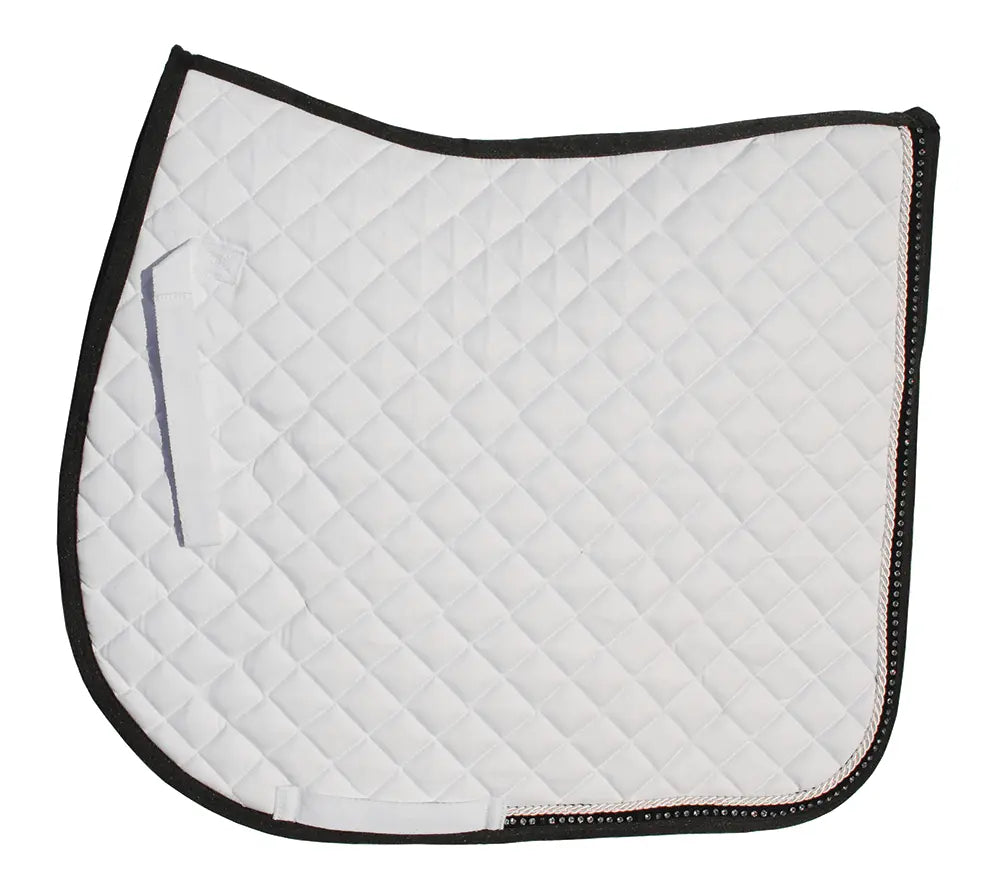 Rhinegold Elite Diamante Trim Saddle Cloth - Birdham Animal Feeds