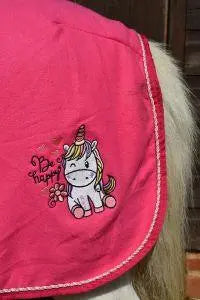 Rhinegold Unicorn Embroidered Fleece Rug - Birdham Animal Feeds