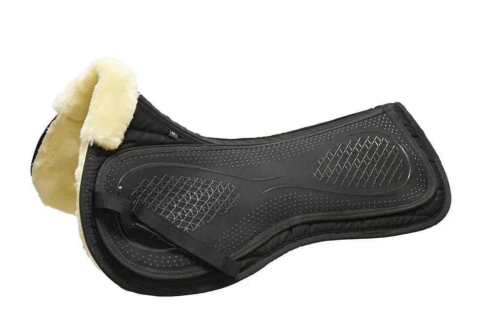 Rhinegold Luxe Lined Silicone Top Saddle Pad - Birdham Animal Feeds