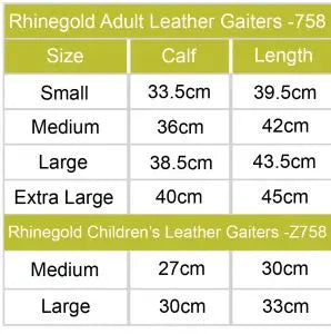 Rhinegold Leather 1/2 Chaps - Birdham Animal Feeds