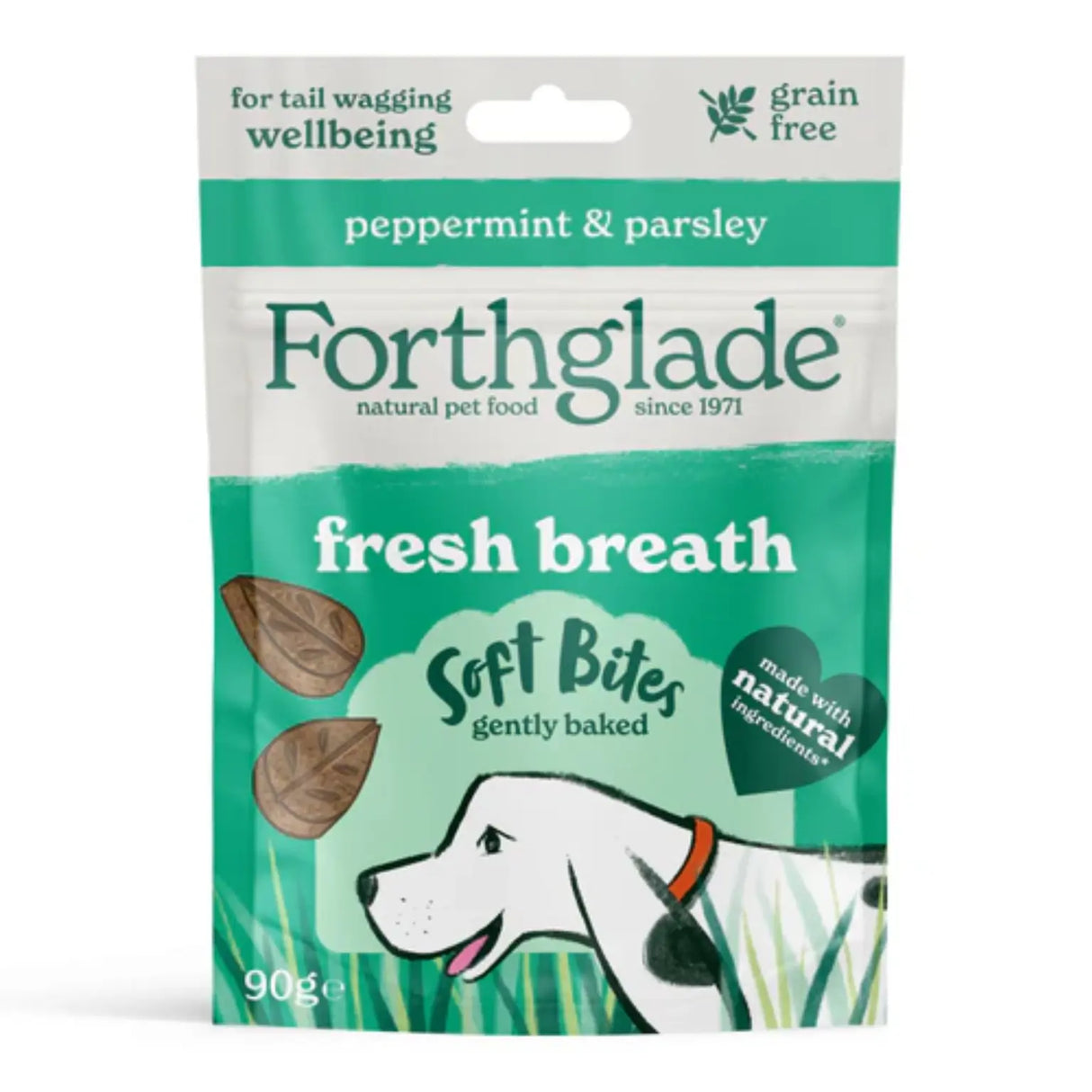 Forthglade Fresh Breath Soft Bites with Peppermint & Parsley - Birdham Animal Feeds
