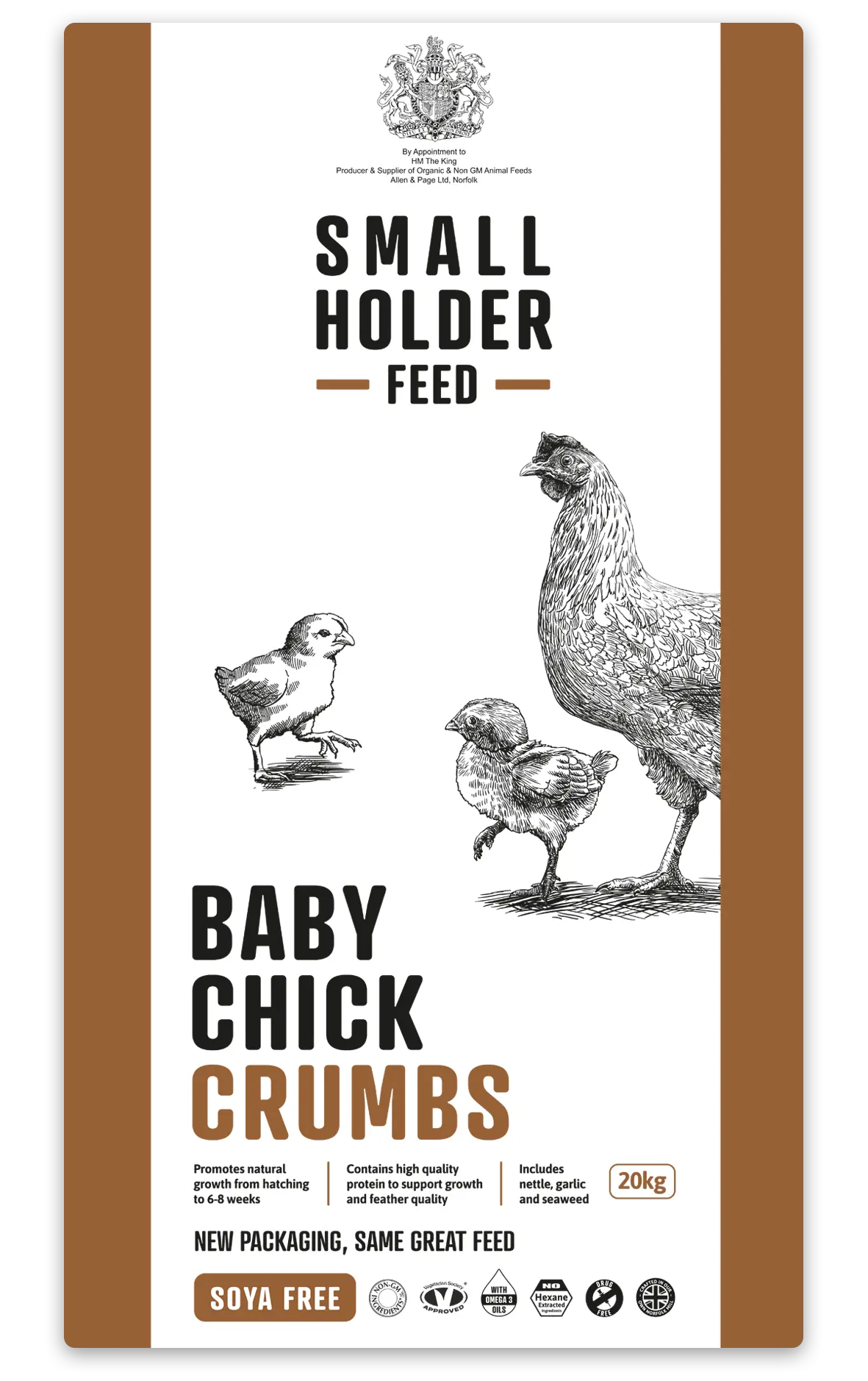 Smallholder Chick Crumb 5kg Allen and Page