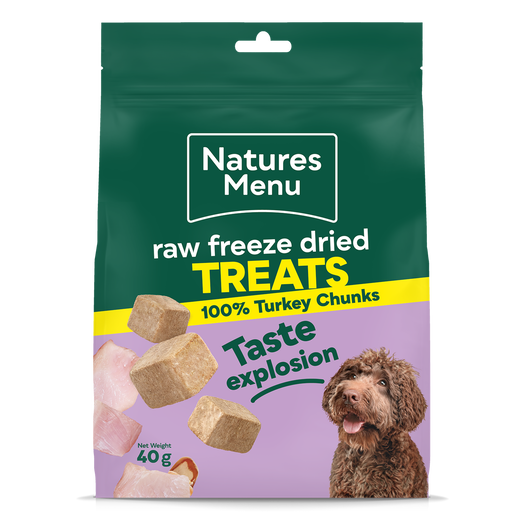 Natures Menu Raw Freeze Dried Treats Turkey Chunks