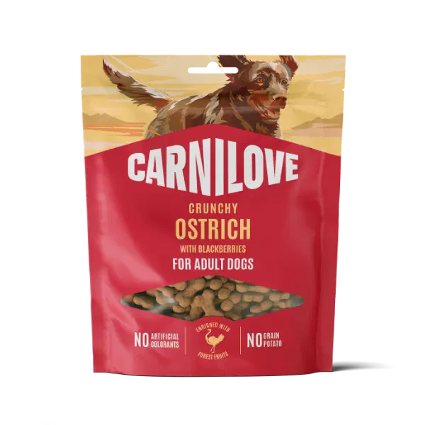 Carnilove Ostrich with Blackberries Dog Treats