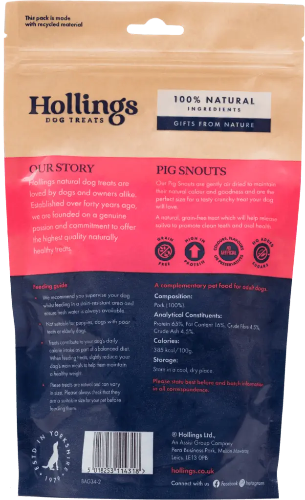 Hollings Pig Snouts - Birdham Animal Feeds