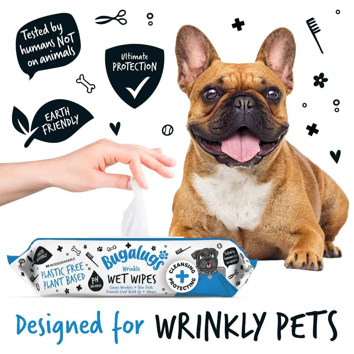 Bugalugs Wrinkle Wet Wipes Bugalugs