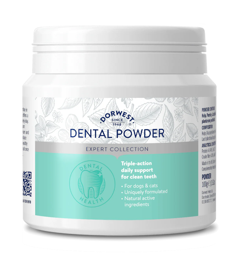 Dorwest Dental Powder for Dogs & Cats 100g
