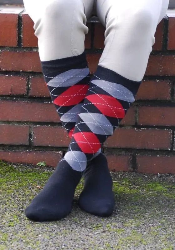 Mens Rhinegold Cool & Dry Cushion Sole Riding Socks - Birdham Animal Feeds