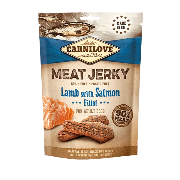 Carnilove Jerky Lamb with Salmon Fillet - Birdham Animal Feeds