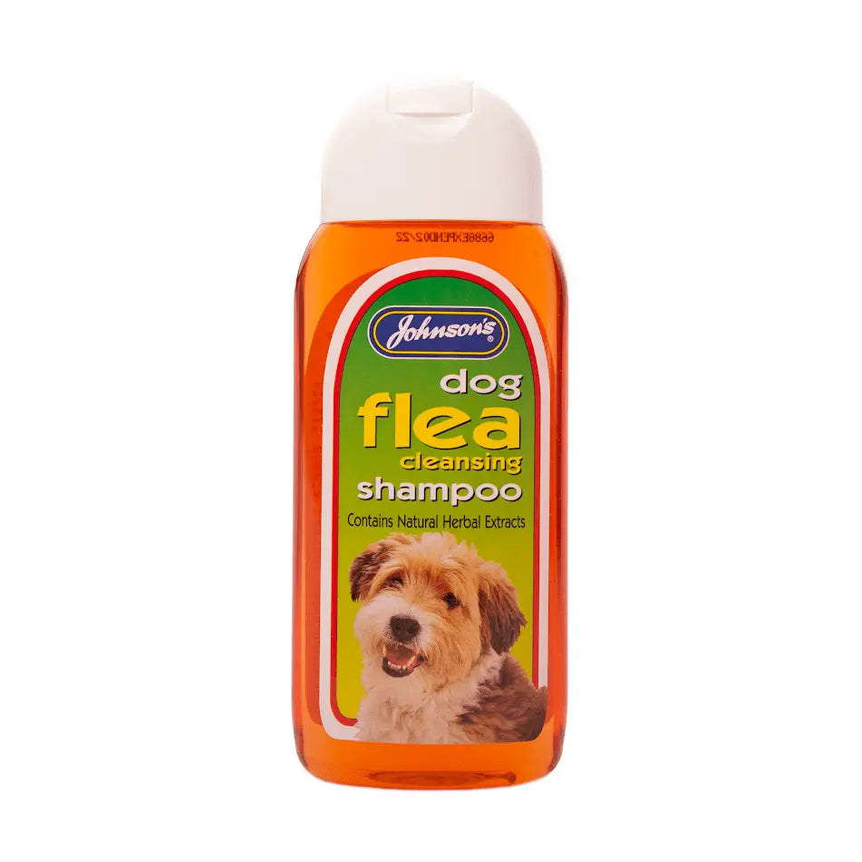 Johnsons Veterinary Dog Flea Cleansing Shampoo 200ml - Birdham Animal Feeds