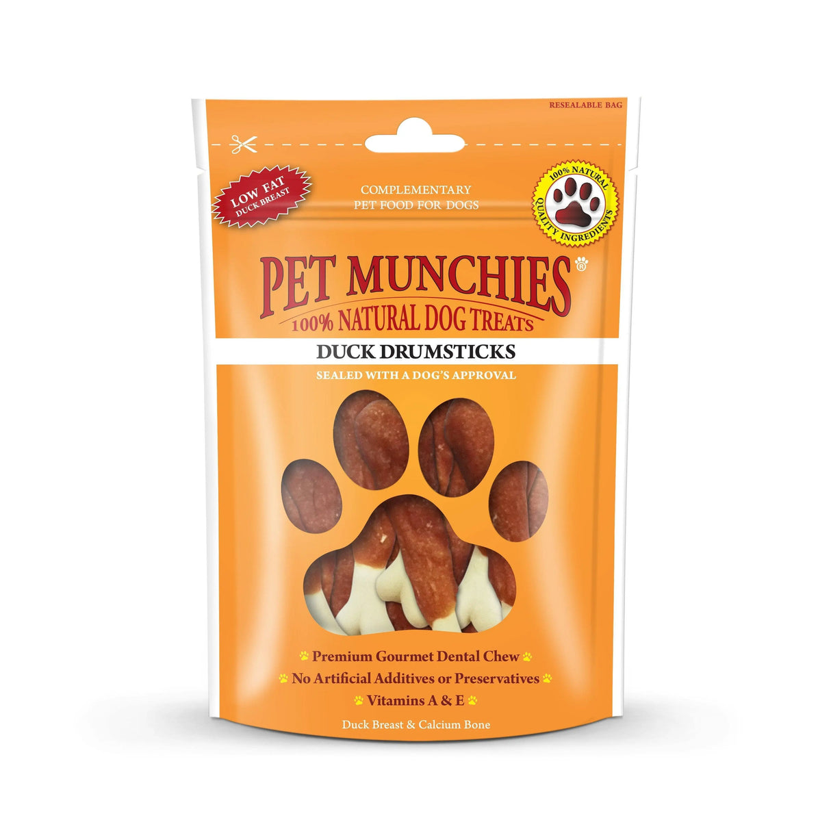 Pet Munchies Duck Drumsticks 100g - Birdham Animal Feeds