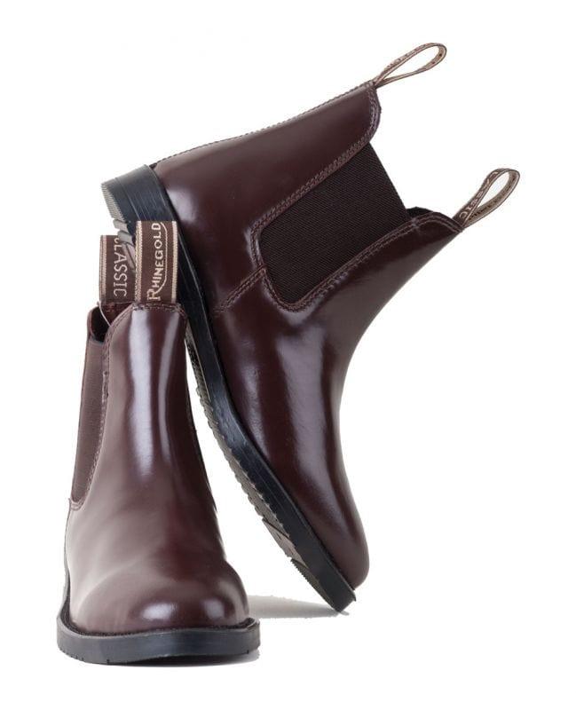 Rhinegold Classic Leather Jodhpur Boots - Birdham Animal Feeds