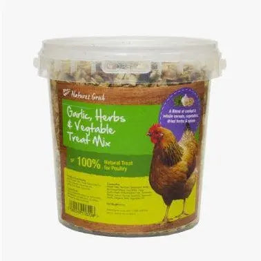 Natures Grub Garlic, Herbs and Vegetable Poultry Treat 600g - Birdham Animal Feeds