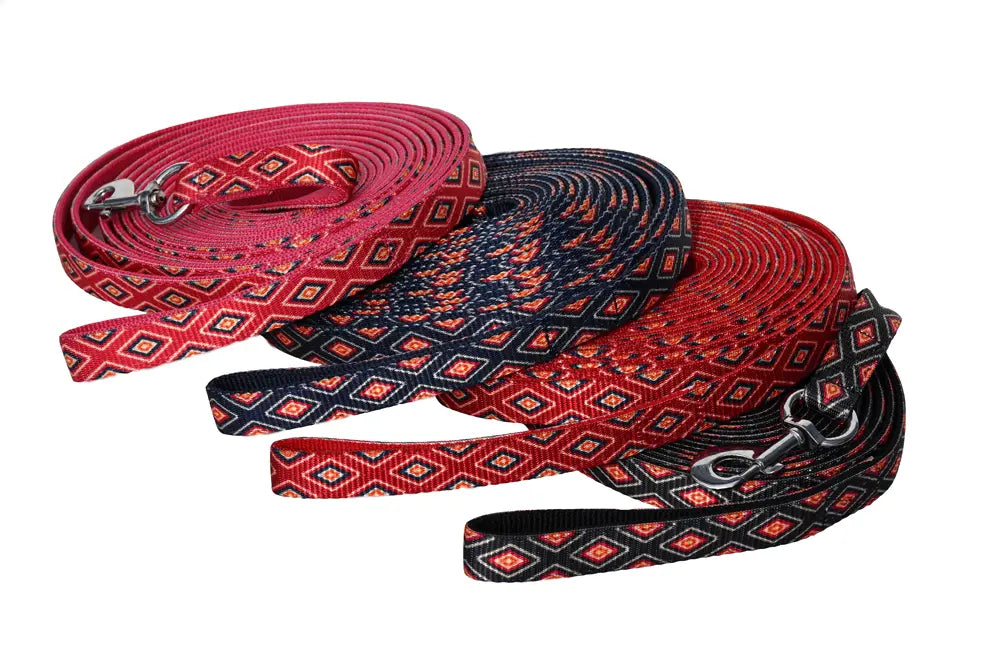 Rhinegold Diamond Pattern Lunge Rein - Birdham Animal Feeds