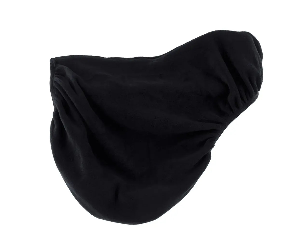 Rhinegold Black Fleece Saddle Cover - Birdham Animal Feeds