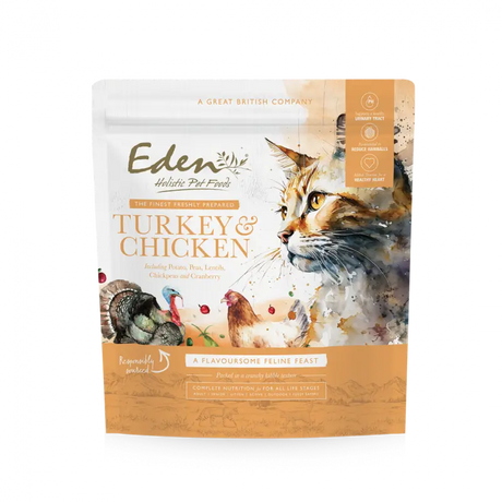 Eden Turkey and Chicken Cat Food Eden