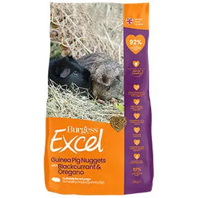 Burgess Excel Guinea Pig Nuggets with Blackcurrant and Oregano - Birdham Animal Feeds