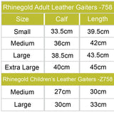 Rhinegold Childs Leather 1/2 Chaps - Birdham Animal Feeds