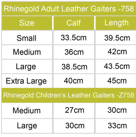 Rhinegold Childs Leather 1/2 Chaps - Birdham Animal Feeds