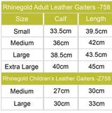 Rhinegold Leather 1/2 Chaps - Birdham Animal Feeds