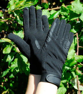 Rhinegold Winter Cotton Pimple Gloves - Birdham Animal Feeds