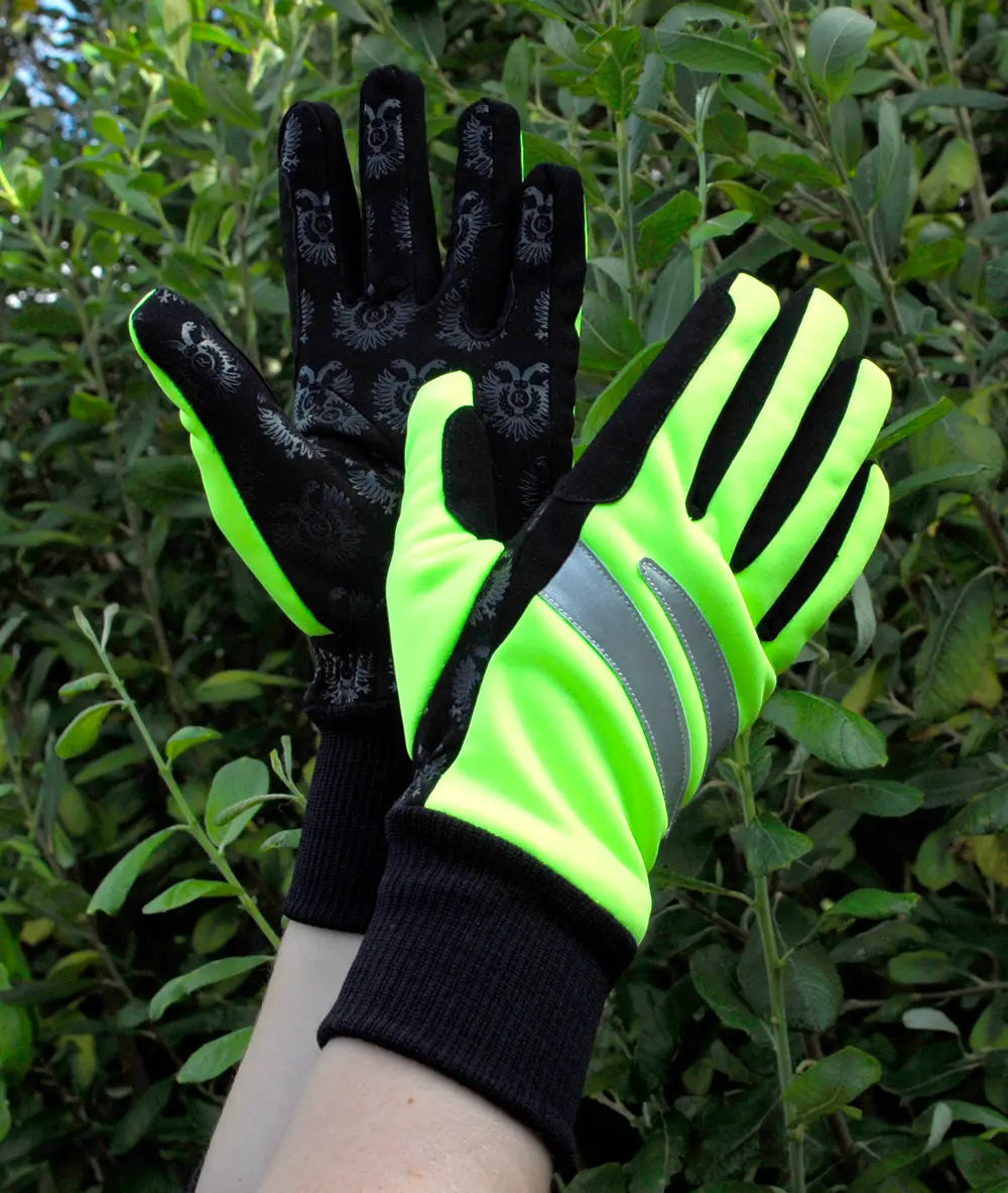 Rhinegold Reflective Winter Gloves - Birdham Animal Feeds