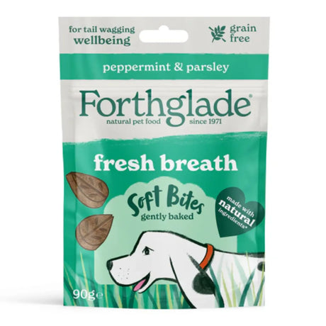 Forthglade Fresh Breath Soft Bites with Peppermint & Parsley - Birdham Animal Feeds