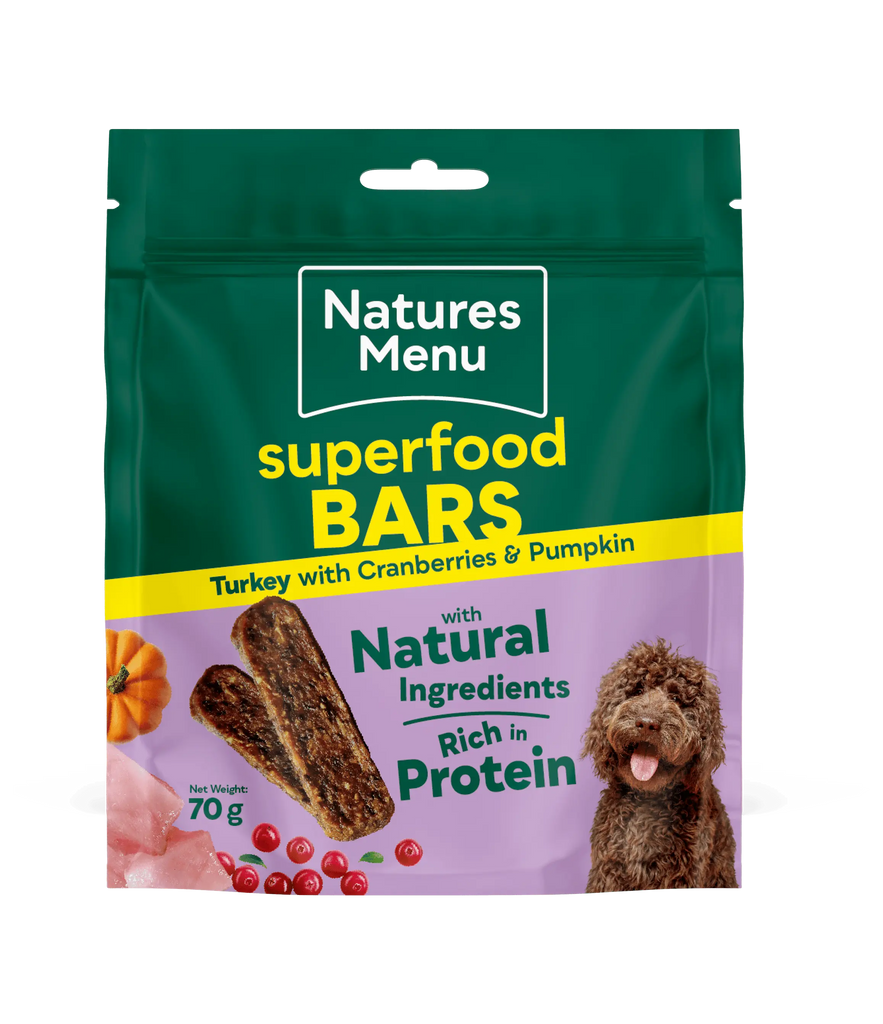 Natures Menu Turkey Superfood Bars Natures Menu
