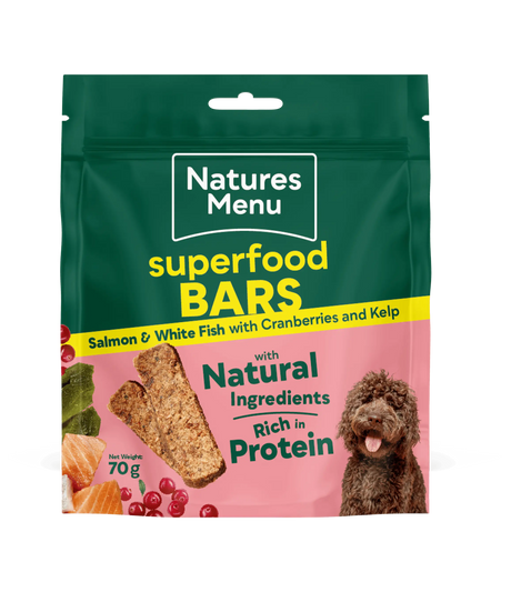 Natures Menu Salmon & White Fish Superfood Bars Natures Menu