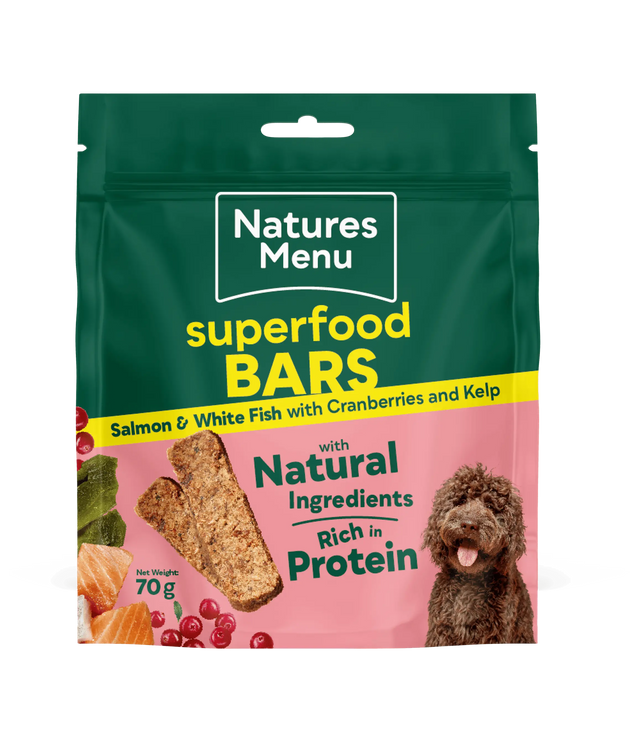Natures Menu Salmon & White Fish Superfood Bars Natures Menu