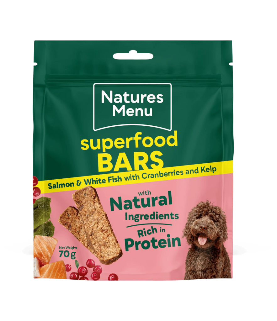Natures Menu Salmon & White Fish Superfood Bars Natures Menu