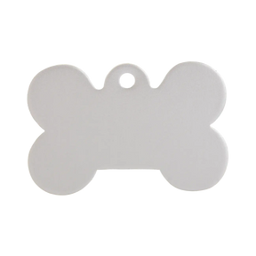 Aluminium Bone Pet Tag - Birdham Animal Feeds