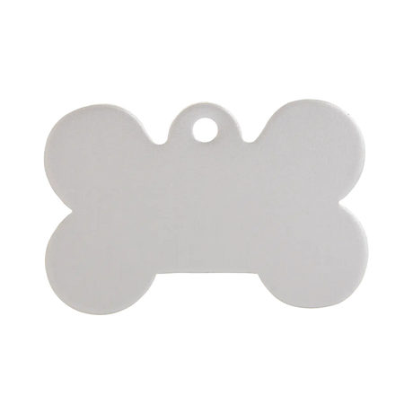 Aluminium Bone Pet Tag - Birdham Animal Feeds
