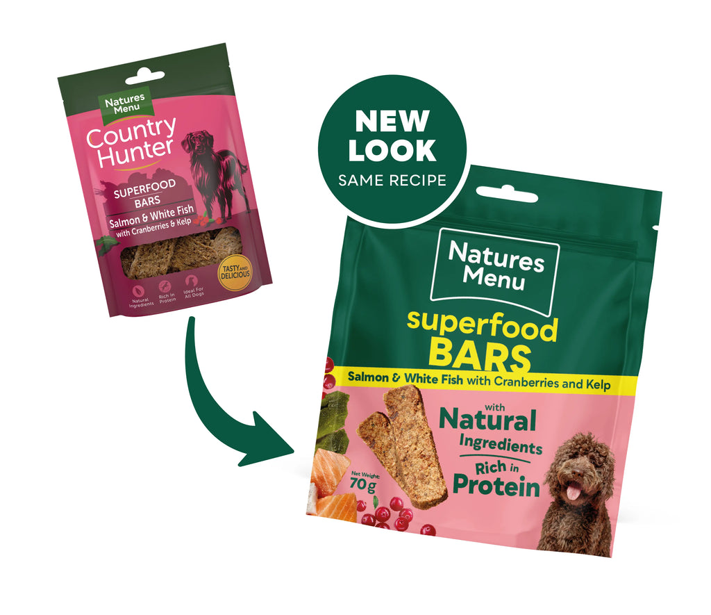 Natures Menu Salmon & White Fish Superfood Bars Natures Menu
