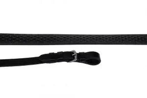 Rhinegold Italian Leather Flexible Grip Rubber Reins - Birdham Animal Feeds