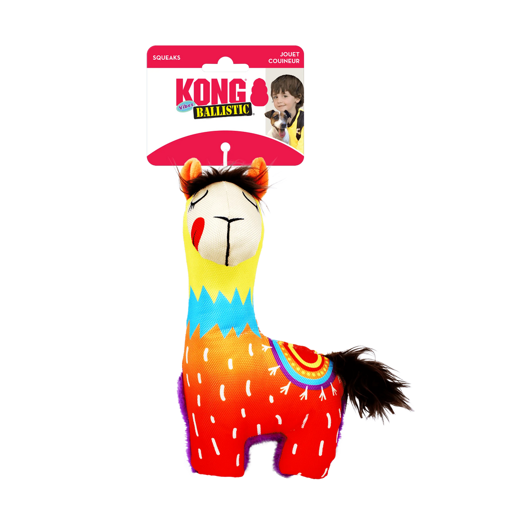 Kong Vibez Ballistic Llamas Sm/Md - Birdham Animal Feeds