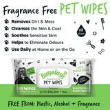 Bugalugs Fragrance Free Dog Wipes Bugalugs