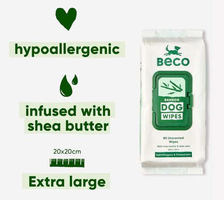Beco Bamboo Dog Wipes