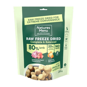 Natures Menu Raw Freeze Dried Lamb - Birdham Animal Feeds