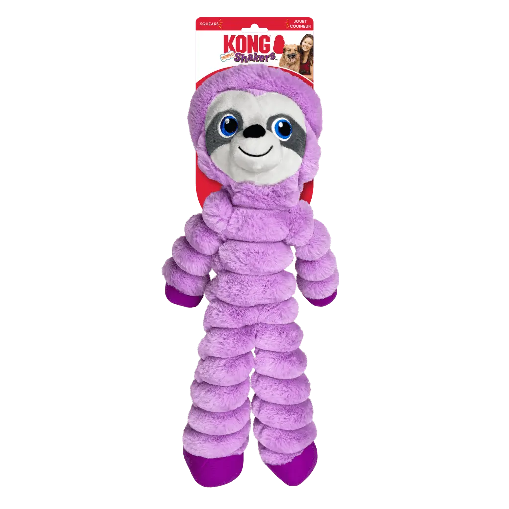 Kong Crumples Shakers Sloth XL - Birdham Animal Feeds