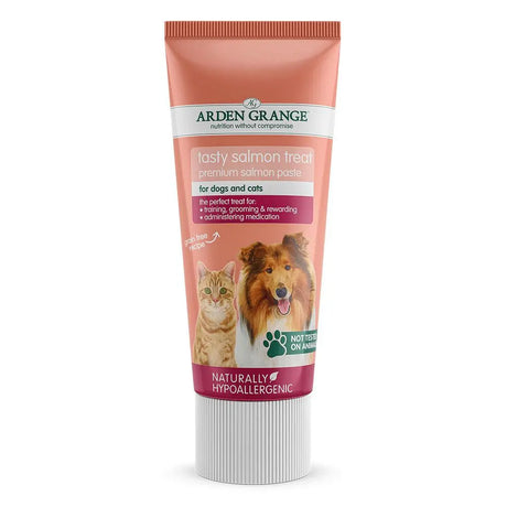Arden Grange Tasty Salmon Treat Paste For Dogs And Cats 75g - Birdham Animal Feeds