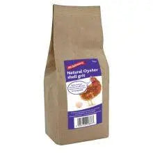 Natural Oyster Shell Grit 1kg - Birdham Animal Feeds