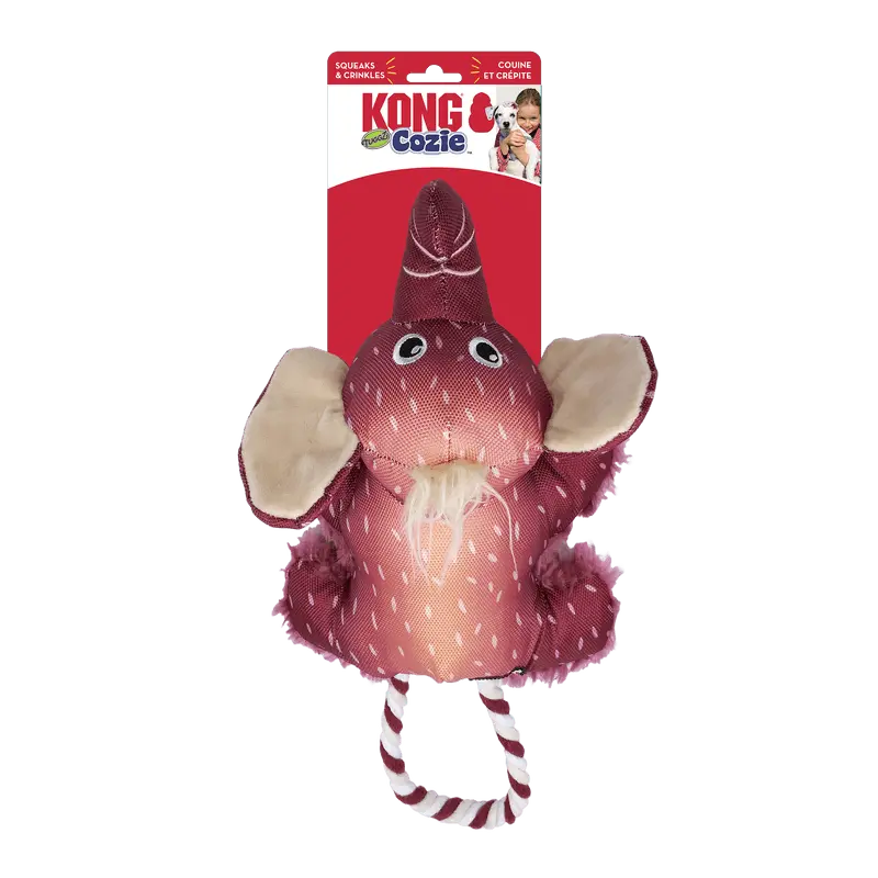 Kong Tuggz Cozie Elephant Md/Lg - Birdham Animal Feeds