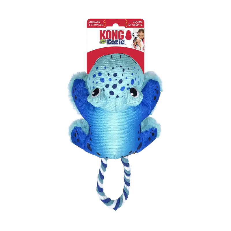 Kong Tuggz Cozie Frog Sm/Md - Birdham Animal Feeds