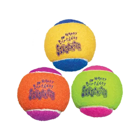 Kong Squeaker Birthday ball 3 Pack Kong