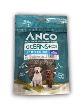 Anco Oceans Atlantic Cod Coins With Blueberry Anco