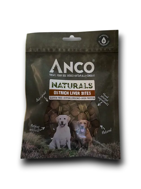 Anco Naturals Ostrich Liver Braids Birdham Animal Feeds