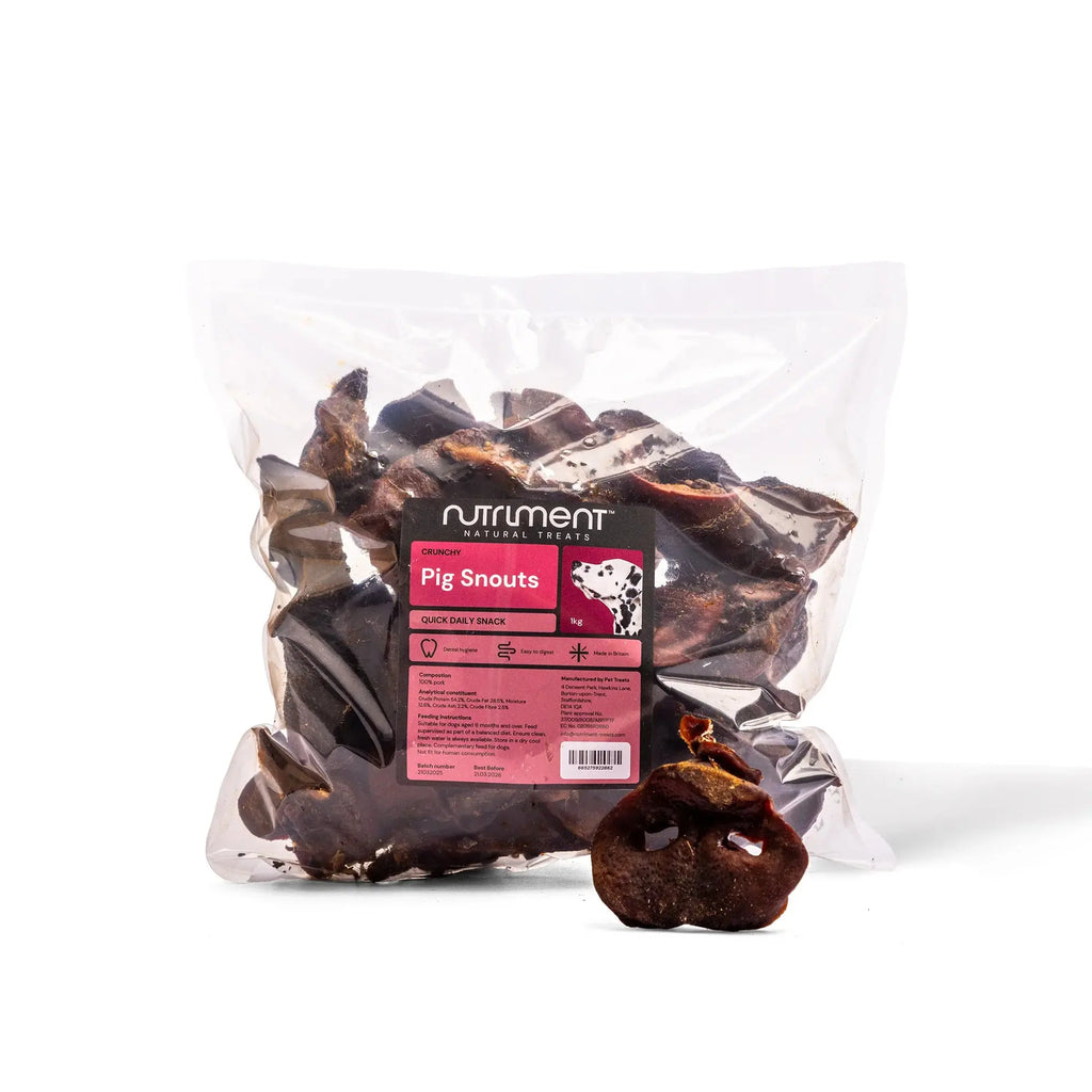 Natural Pig Snouts 1kg natural treats wholesale