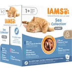 Iams Advanced Nutrition Adult 1+ Years Cat Sea Collection in Jelly 8pk Iams